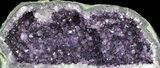 Double Chambered Amethyst Geode - Uruguay #46274-1